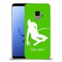 סקִי כיסוי מגן קשיח בעיצוב אישי עם השם שלך ל Samsung Galaxy S9 יחידה אחת סקרין מובייל