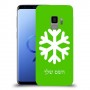 שלג כיסוי מגן קשיח בעיצוב אישי עם השם שלך ל Samsung Galaxy S9 יחידה אחת סקרין מובייל