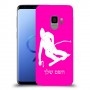 סקִי כיסוי מגן קשיח בעיצוב אישי עם השם שלך ל Samsung Galaxy S9 יחידה אחת סקרין מובייל