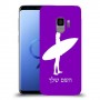 גלישה כיסוי מגן קשיח בעיצוב אישי עם השם שלך ל Samsung Galaxy S9 יחידה אחת סקרין מובייל