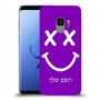 סמיילי כיסוי מגן קשיח בעיצוב אישי עם השם שלך ל Samsung Galaxy S9 יחידה אחת סקרין מובייל