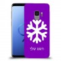 שלג כיסוי מגן קשיח בעיצוב אישי עם השם שלך ל Samsung Galaxy S9 יחידה אחת סקרין מובייל