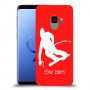 סקִי כיסוי מגן קשיח בעיצוב אישי עם השם שלך ל Samsung Galaxy S9 יחידה אחת סקרין מובייל