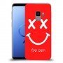 סמיילי כיסוי מגן קשיח בעיצוב אישי עם השם שלך ל Samsung Galaxy S9 יחידה אחת סקרין מובייל