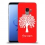 עץ כיסוי מגן קשיח בעיצוב אישי עם השם שלך ל Samsung Galaxy S9 יחידה אחת סקרין מובייל