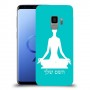 יוגה כיסוי מגן קשיח בעיצוב אישי עם השם שלך ל Samsung Galaxy S9 יחידה אחת סקרין מובייל