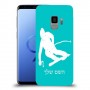 סקִי כיסוי מגן קשיח בעיצוב אישי עם השם שלך ל Samsung Galaxy S9 יחידה אחת סקרין מובייל