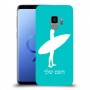 גלישה כיסוי מגן קשיח בעיצוב אישי עם השם שלך ל Samsung Galaxy S9 יחידה אחת סקרין מובייל