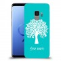 עץ כיסוי מגן קשיח בעיצוב אישי עם השם שלך ל Samsung Galaxy S9 יחידה אחת סקרין מובייל