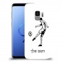 שחקן כדורגל כיסוי מגן קשיח בעיצוב אישי עם השם שלך ל Samsung Galaxy S9 יחידה אחת סקרין מובייל