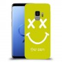 סמיילי כיסוי מגן קשיח בעיצוב אישי עם השם שלך ל Samsung Galaxy S9 יחידה אחת סקרין מובייל