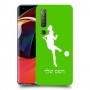 כדורגל - אישה כיסוי מגן קשיח בעיצוב אישי עם השם שלך ל Xiaomi Mi 10 5G יחידה אחת סקרין מובייל