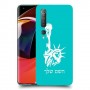פסל החירות כיסוי מגן קשיח בעיצוב אישי עם השם שלך ל Xiaomi Mi 10 5G יחידה אחת סקרין מובייל