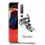 אופנוע שלג כיסוי מגן קשיח בעיצוב אישי עם השם שלך ל Xiaomi Mi 10 5G יחידה אחת סקרין מובייל