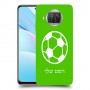 כדורגל - כדור כיסוי מגן קשיח בעיצוב אישי עם השם שלך ל Xiaomi Mi 10 Lite 5G יחידה אחת סקרין מובייל