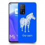 זברה כיסוי מגן קשיח בעיצוב אישי עם השם שלך ל Xiaomi Mi 10T 5G יחידה אחת סקרין מובייל