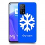שלג כיסוי מגן קשיח בעיצוב אישי עם השם שלך ל Xiaomi Mi 10T 5G יחידה אחת סקרין מובייל