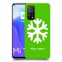 שלג כיסוי מגן קשיח בעיצוב אישי עם השם שלך ל Xiaomi Mi 10T 5G יחידה אחת סקרין מובייל