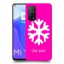 שלג כיסוי מגן קשיח בעיצוב אישי עם השם שלך ל Xiaomi Mi 10T 5G יחידה אחת סקרין מובייל