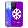 שלג כיסוי מגן קשיח בעיצוב אישי עם השם שלך ל Xiaomi Mi 10T 5G יחידה אחת סקרין מובייל