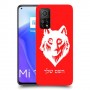 זאב כיסוי מגן קשיח בעיצוב אישי עם השם שלך ל Xiaomi Mi 10T 5G יחידה אחת סקרין מובייל