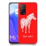 זברה כיסוי מגן קשיח בעיצוב אישי עם השם שלך ל Xiaomi Mi 10T 5G יחידה אחת סקרין מובייל