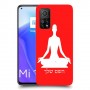 יוגה כיסוי מגן קשיח בעיצוב אישי עם השם שלך ל Xiaomi Mi 10T 5G יחידה אחת סקרין מובייל