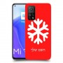 שלג כיסוי מגן קשיח בעיצוב אישי עם השם שלך ל Xiaomi Mi 10T 5G יחידה אחת סקרין מובייל