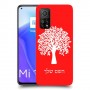 עץ כיסוי מגן קשיח בעיצוב אישי עם השם שלך ל Xiaomi Mi 10T 5G יחידה אחת סקרין מובייל