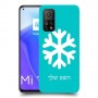שלג כיסוי מגן קשיח בעיצוב אישי עם השם שלך ל Xiaomi Mi 10T 5G יחידה אחת סקרין מובייל