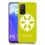 שלג כיסוי מגן קשיח בעיצוב אישי עם השם שלך ל Xiaomi Mi 10T 5G יחידה אחת סקרין מובייל