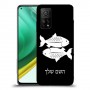 דגים כיסוי מגן קשיח בעיצוב אישי עם השם שלך ל Xiaomi Mi 10T Pro 5G יחידה אחת סקרין מובייל