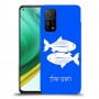 דגים כיסוי מגן קשיח בעיצוב אישי עם השם שלך ל Xiaomi Mi 10T Pro 5G יחידה אחת סקרין מובייל