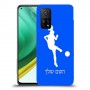 כדורגל - אישה כיסוי מגן קשיח בעיצוב אישי עם השם שלך ל Xiaomi Mi 10T Pro 5G יחידה אחת סקרין מובייל