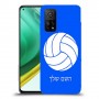 כדורעף - כדור כיסוי מגן קשיח בעיצוב אישי עם השם שלך ל Xiaomi Mi 10T Pro 5G יחידה אחת סקרין מובייל