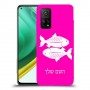דגים כיסוי מגן קשיח בעיצוב אישי עם השם שלך ל Xiaomi Mi 10T Pro 5G יחידה אחת סקרין מובייל
