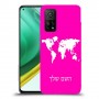 מפת העולם כיסוי מגן קשיח בעיצוב אישי עם השם שלך ל Xiaomi Mi 10T Pro 5G יחידה אחת סקרין מובייל