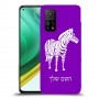 זברה כיסוי מגן קשיח בעיצוב אישי עם השם שלך ל Xiaomi Mi 10T Pro 5G יחידה אחת סקרין מובייל