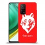 זאב כיסוי מגן קשיח בעיצוב אישי עם השם שלך ל Xiaomi Mi 10T Pro 5G יחידה אחת סקרין מובייל