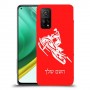 אופנוע שלג כיסוי מגן קשיח בעיצוב אישי עם השם שלך ל Xiaomi Mi 10T Pro 5G יחידה אחת סקרין מובייל