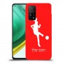 כדורגל - אישה כיסוי מגן קשיח בעיצוב אישי עם השם שלך ל Xiaomi Mi 10T Pro 5G יחידה אחת סקרין מובייל