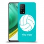 כדורעף - כדור כיסוי מגן קשיח בעיצוב אישי עם השם שלך ל Xiaomi Mi 10T Pro 5G יחידה אחת סקרין מובייל