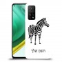 זברה כיסוי מגן קשיח בעיצוב אישי עם השם שלך ל Xiaomi Mi 10T Pro 5G יחידה אחת סקרין מובייל