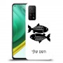 דגים כיסוי מגן קשיח בעיצוב אישי עם השם שלך ל Xiaomi Mi 10T Pro 5G יחידה אחת סקרין מובייל
