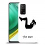 אימון ספורט - אישה כיסוי מגן קשיח בעיצוב אישי עם השם שלך ל Xiaomi Mi 10T Pro 5G יחידה אחת סקרין מובייל
