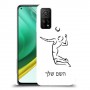 שחקן כדורעף כיסוי מגן קשיח בעיצוב אישי עם השם שלך ל Xiaomi Mi 10T Pro 5G יחידה אחת סקרין מובייל