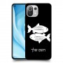 דגים כיסוי מגן קשיח בעיצוב אישי עם השם שלך ל Xiaomi Mi 11 Lite 5G יחידה אחת סקרין מובייל