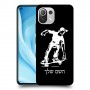 ילד סקייטבורד כיסוי מגן קשיח בעיצוב אישי עם השם שלך ל Xiaomi Mi 11 Lite 5G יחידה אחת סקרין מובייל