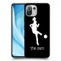 כדורגל - אישה כיסוי מגן קשיח בעיצוב אישי עם השם שלך ל Xiaomi Mi 11 Lite 5G יחידה אחת סקרין מובייל