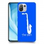 סקספון כיסוי מגן קשיח בעיצוב אישי עם השם שלך ל Xiaomi Mi 11 Lite 5G יחידה אחת סקרין מובייל